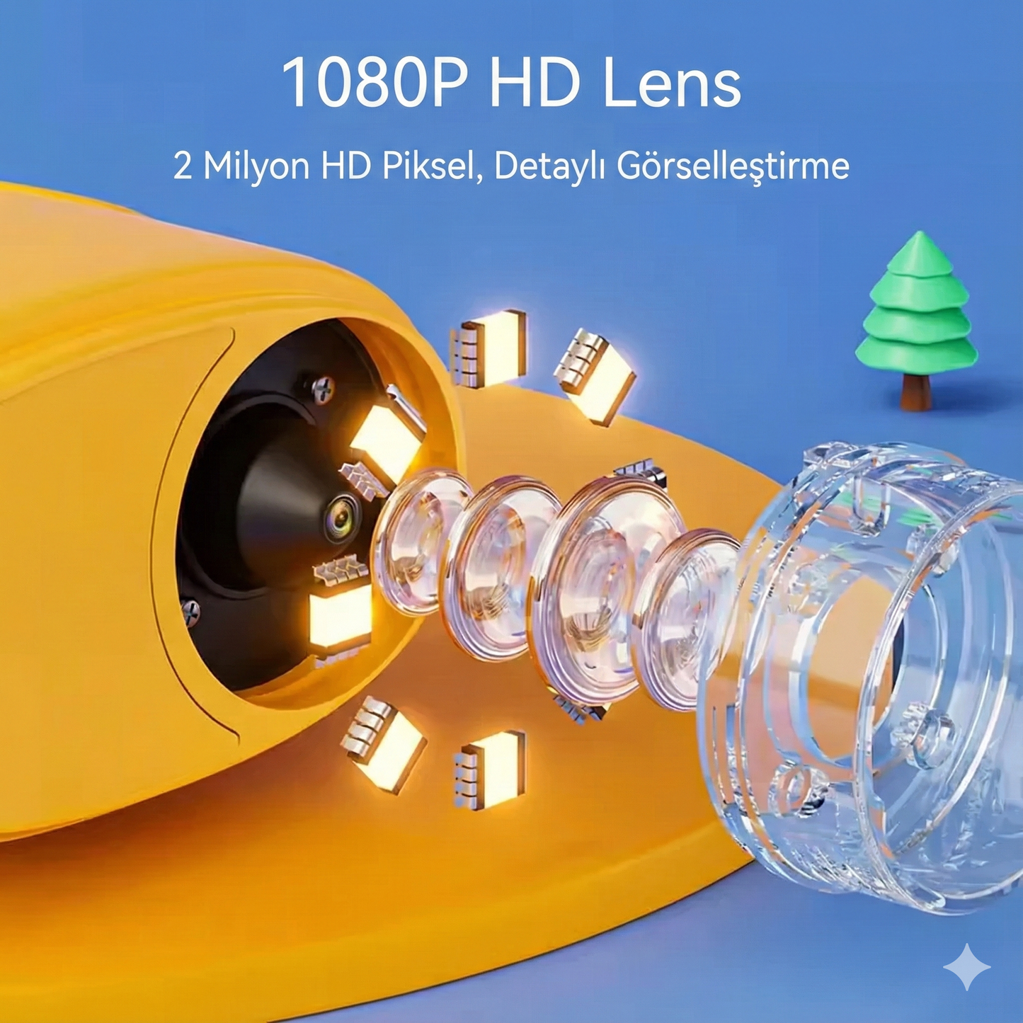 MikroMercek™ Pro: Taşınabilir Dijital Eğitim & Keşif Mikroskobu (1000x Zoom)